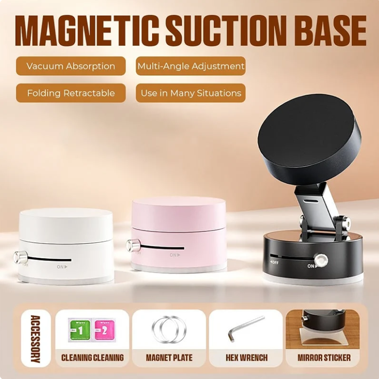 🔥Vacuum Magnetic Phone Stand - Strong Magnet