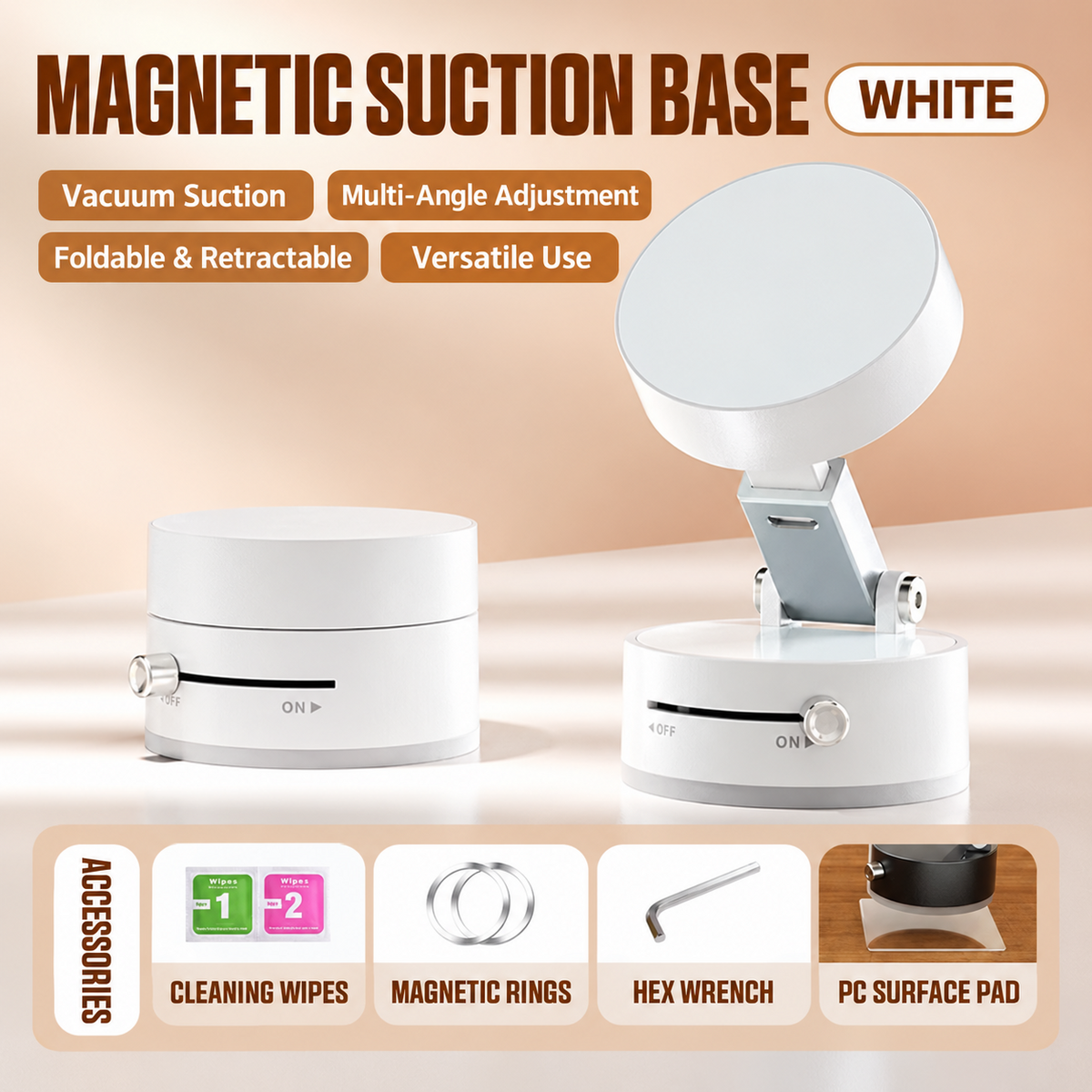 🔥Vacuum Magnetic Phone Stand - Strong Magnet