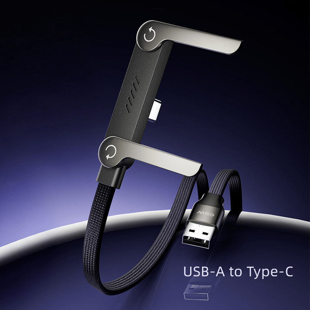 ⚡️240w super fast charging📱Invisible Holder Charger Cable with Stand