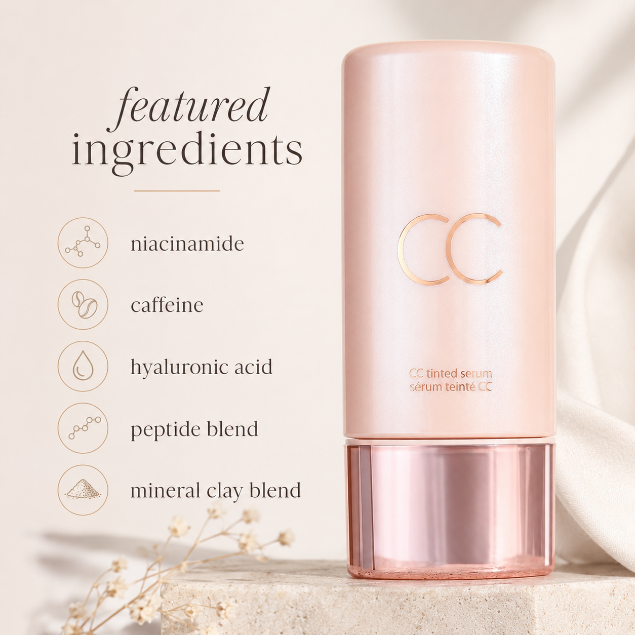 Smileadytime CC color-correcting tinted serum