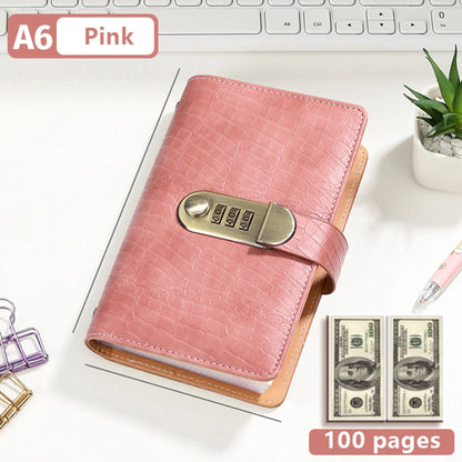 🔥 Last Day 50 % OFF– Lockable A6 Savings Notebook with 3-Digit Combination Lock 💰