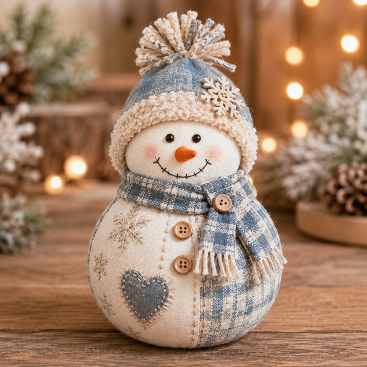 🎄Patchwork Fabric Doll DIY Kit